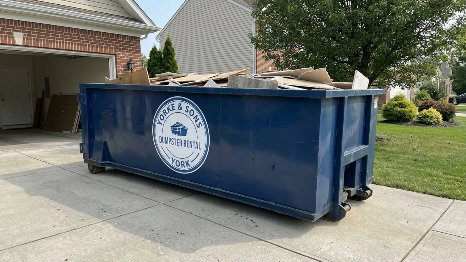 Dumpster sizes available in York, PA Dumpster sizes available in York, PA